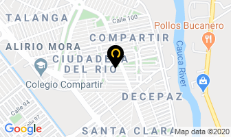 Mapa de Escuela De Patinaje Rolling en Cali