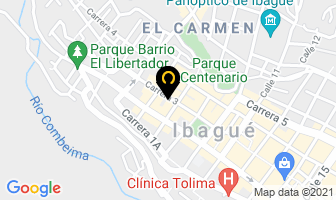 Mapa de Escuela De Yoga Inbound en Ibagué