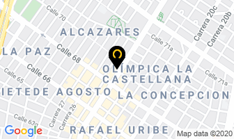 Mapa de Escuela Flamenco en Bogotá D.C