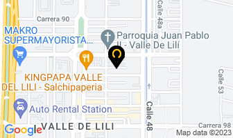 Mapa de Escuela Maternal Nuevos Horizontes en Cali