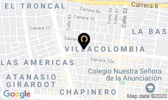 Mapa de Escuela Santisima Trinidad en Cali