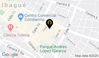 Mapa de Escuela superior de corte y confección en Ibagué