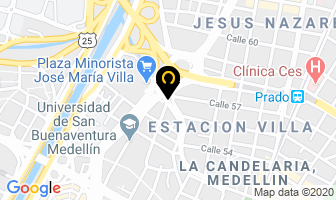 Mapa de Escuela Vial De Conducción en Medellín