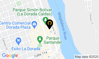 Mapa de E.s.e. Salud Dorada en La Dorada