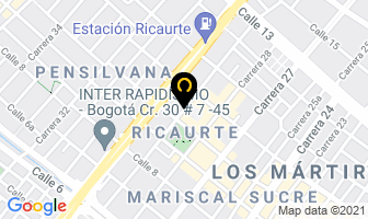 Mapa de Esetec Ingenierìa Ltda. en Bogotá D.C