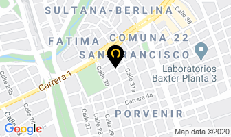 Mapa de Especialidades Electromecanicas en Cali