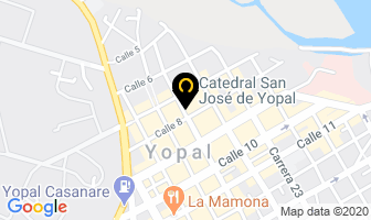 Mapa de Especialidades Opticas en Yopal