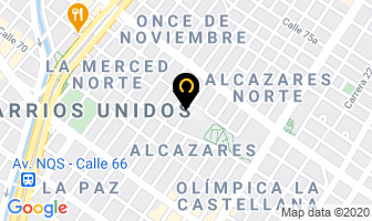Mapa de Espectrocolor en Bogotá D.C