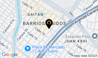 Mapa de Espucolmuebles Ltda. en Bogotá D.C
