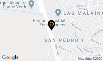 Mapa de Espumas Del Atlántico en Barranquilla