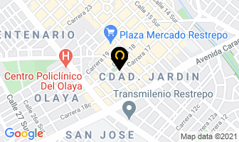 Mapa de Espumas Y Colchones en Bogotá D.C