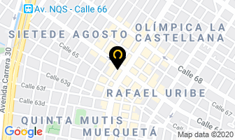 Mapa de Espumas Y Plasticos La 70 en Bogotá D.C