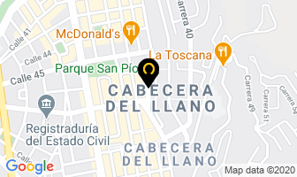 Mapa de Esquemas en Bucaramanga