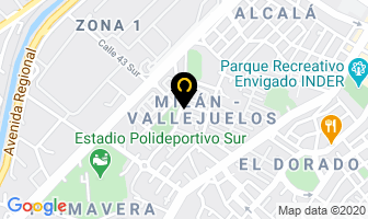 Mapa de Esquina Milán en Envigado