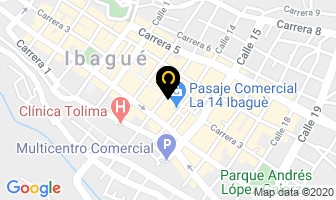 Mapa de Esquina Textil Ltda en Ibagué