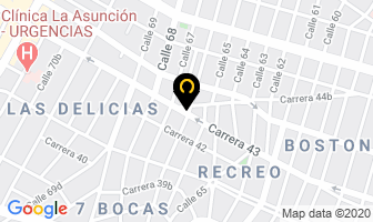 Mapa de Estación De Servicio Boston en Barranquilla