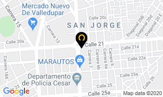 Mapa de Estación De Servicio Ecos Valledupar en Valledupar