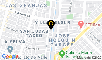 Mapa de Estación De Servicio Gnv La 25 en Cali