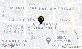Mapa de Estación De Servicio La Floresta en Cali