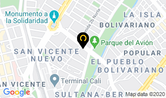 Mapa de Estacion De Servicio Terpel Sesco en Cali