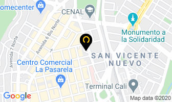 Mapa de Estación De Servicio Texaco 16 en Cali