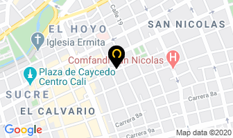 Mapa de Estación De Servicio Texaco # 20 en Cali
