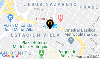 Mapa de Estación De Servicio Texaco Prado en Medellín