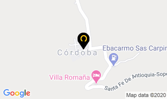 Mapa de Estadero Córdoba en Sopetrán