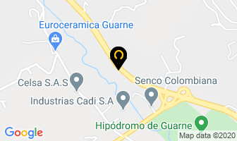 Mapa de Estadero Los Mangles en Guarne