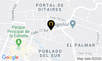 Mapa de Estadero Mi Bohío en La Estrella