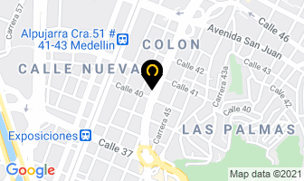 Mapa de Estampación Alirio en Medellín