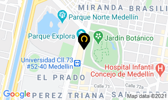 Mapa de Estampados Alfa Print en Medellín