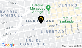 Mapa de Estampados Alfredo en Cúcuta