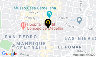 Mapa de Estampados & Procesos en Medellín