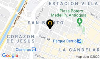 Mapa de Estampados Eliztex en Medellín