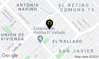 Mapa de Estampados Gamatex en Cali