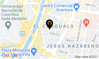 Mapa de Estampados Gold Print en Medellín