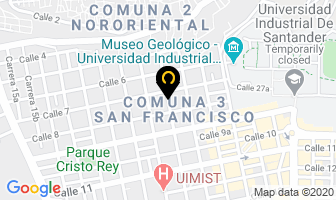 Mapa de Estampados Suarez en Bucaramanga