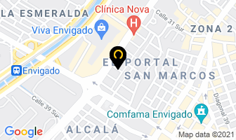 Mapa de Estancia Saludable en Medellín