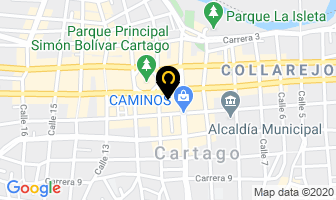 Mapa de Estanquillo Diego Valencia en Cartago