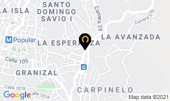 Mapa de Estanquillo Santo Domingo Savio en Medellín