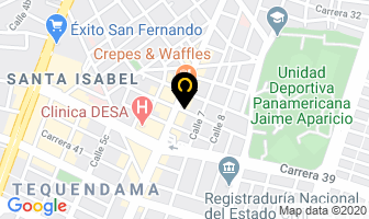 Mapa de Estar Bien Spa-Orthocenter en Cali