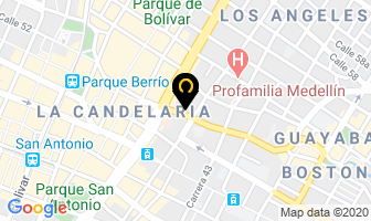 Mapa de Estecom en Medellín