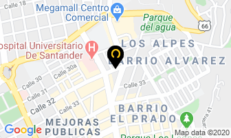 Mapa de Esteti & Dent en Bucaramanga