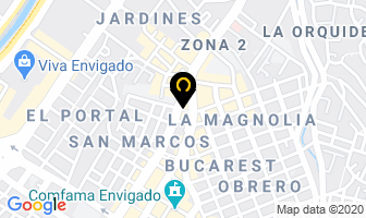 Mapa de Estetica Bellisimas en Envigado