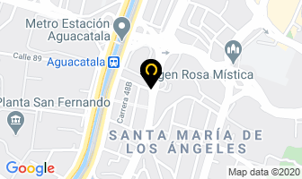 Mapa de Estetica Dental en Medellín