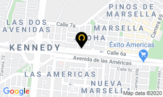 Mapa de Estetica Dental en Bogotá D.C