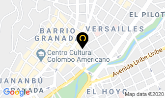 Mapa de Estetica Elizabeth Garcia en Cali