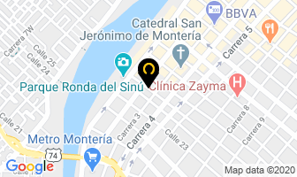 Mapa de Estética Lisbeth Rodelo en Montería