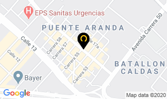 Mapa de Estética Manantial en Bogotá D.C